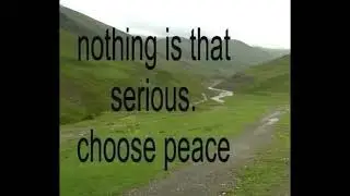 choose peace