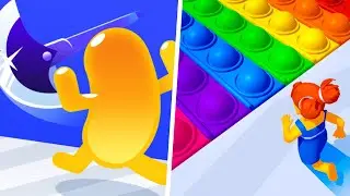 Play 1245 Video Games High Score Join blob Clash vs Pop It Run - Gameplay Walkthrough Max Levels