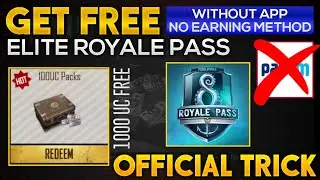One Of the Best Trick To Get Free PUBG Elite Royale Pass - Season 8 || Without Paytm