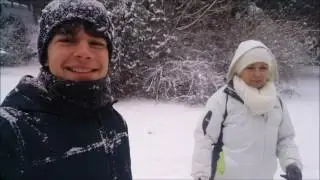 Снег в Салониках  10.01.2017.