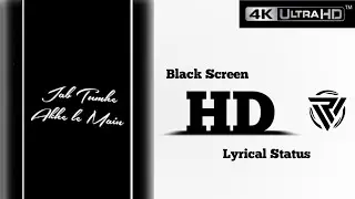 Alight motion full black screen lyrical status video ll new trending tutorials layrical status ll