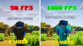 I Boosted FPS in Minecraft With 10 Mods