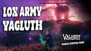 Fighting Yagluth with 32 Lox | Valheim Boss Fight