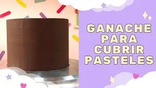 BORDES RECTOS EN GANACHE | Fiorella Cake
