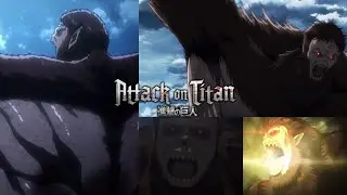 All Zeke Titan Roars In Attack On Titan Season 2 - Season 4 Part 2