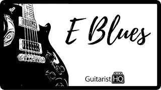 Slow E Blues Jam Guitar Backing Track 85 BPM