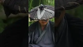The man in black was defeated by a chicken raised by a kung fu master! 