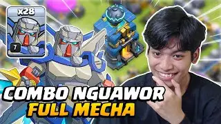 OP GINI BRO! Full Mecha TH 12 - COC Indonesia