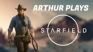 Arthur Morgan plays Starfield on the Steam Deck