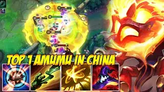 TOP 1 AMUMU IN CHINA WILD RIFT - PERSS R = PENTAKILL