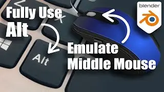 Can't Use Alt because Emulate 3 Button Mouse is On? Here's the Fix! Blender 3.5 Tutorial