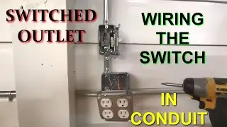New Shop Wiring in EMT Conduit -  Switched Outlet for Lights
