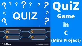 Quiz Game Mini Project in C.