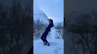 Is it the trolls that plays the music? #mountains #winter #dancing