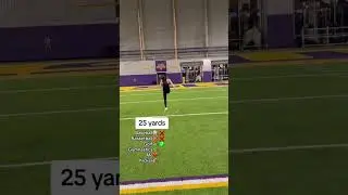 LSU Kicker vs LSU Athletes!!