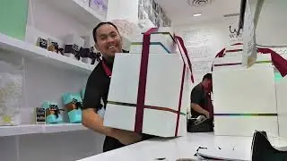 Corporate Giftwrapping, ribbon bow #asmr