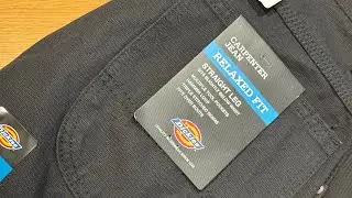 Dickies Relaxed Fit Straight-Leg Duck Carpenter | silent unboxing