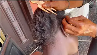 Learn How To Do This Simple Style- Lagos Nigeria Hair Making 🇳🇬 From A To Z