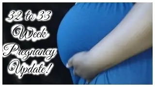32 to 33 Week Pregnancy Update!| Nose Bleed| No Sleep| Fatigued