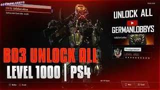 [BO3/PS4]♛Level 1000 + Unlock All Recovery Service Proof♛