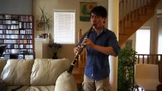 【Hibike! Euphonium】 Reina's Trumpet Solo on Clarinet 【クラリネット】