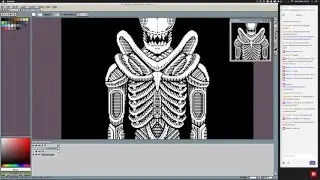 Pixel Challenge 366 - Day 38 - Alien