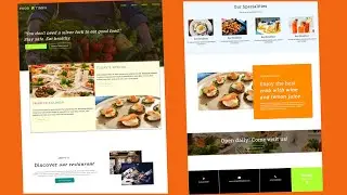 WEBSITE DESIGN TEMPLATE |RESTAURANT CONCEPT |WEBSITE SITE DESIGN USING HTML|CSS|JAVASCRIPT.