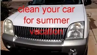 How to: Clean your car for summer vacation