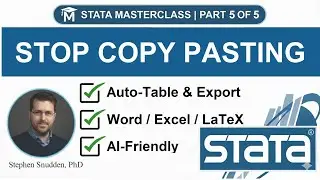 Automate Stata Output: Export Tables & Results to Word, Excel, LaTeX