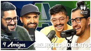 4 AMIGOS QUASE FOI UM DESASTRE #cortespodcast #4amigos #flow #marciasensitiva #igor3k #podpah