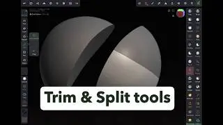 Learn how to use the Trim and Split tools in Nomad Sculpt