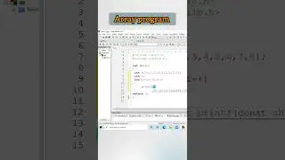 array program in c language | arrays program 