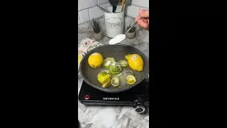 I added salt to lime peels, and now I save money on cleaning! 🧂🍋