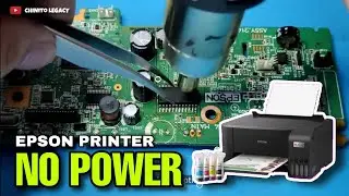 NO POWER EPSON PRINTER MOTHERBOARD REPAIR SOLUTION - L360/ L3110/ L3210/ L210 