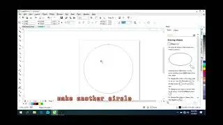 making of Google chrome Logo in coral draw by easy method 2 minutes