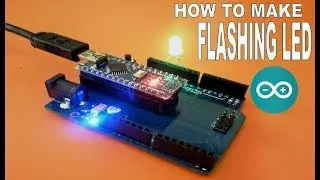 FLASHING LED USING ARDUINO
