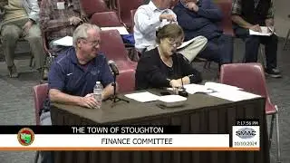 Stoughton Finance Committee Meeting 10/10/24