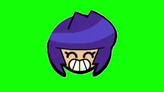 Bibi Brawl Stars Animated Pins Green Screen