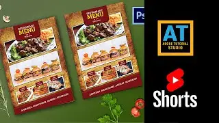 Create Restaurant menu design in Photoshop 