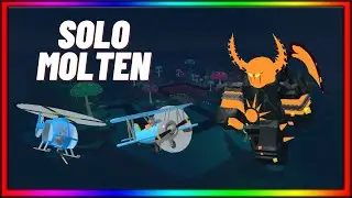 Solo Molten with Ace Pilot and Pursuit | Tower Defense Simulator | Roblox