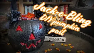 Jack-o-Bling DIY Pumpkin Pail