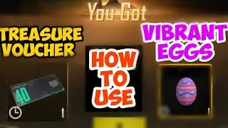 TREASURE VOUCHER (30UC) || HOW TO USE || SPRING DRAW EVENT|| VIBRANT EGGS HOW TO USE ||PUBG MOBILE