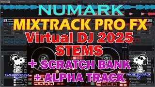 NUMARK MIXTRACK PRO FX + VIRTUAL DJ 2025 (Custom Mapping WINDOWS/MAC) (by Franklin Carua DJ)
