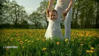 Taking a Walk in the Flowers-Slow Motion