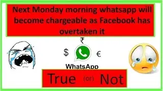 SUMANTH SHETTY director of whatsapp : whatsapp will be charged for messages (True or Not)