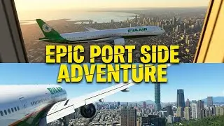 Epic Port Side Adventure: EVA AIR B777 300ER from MNL to TAIPEI!