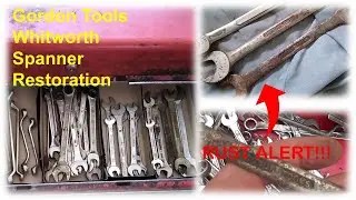 Gordon Tools Whitworth Spanner Restoration - Mechanic's Old Tools