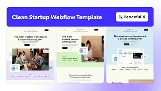 Clean Startup Website Template | Peaceful X - BRIX Templates