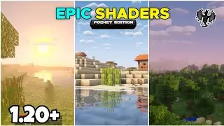 Top 3 Best Realistic Shaders For Minecraft PE 1.20+ || Render Dragon Shaders For MCPE