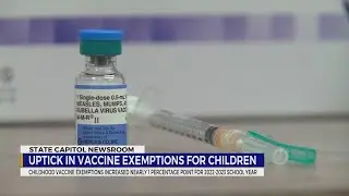Uptick in vaccine exemptions for children